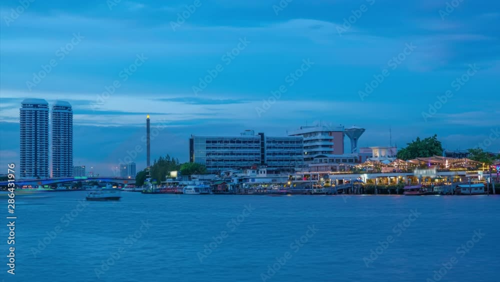 4K Time lapse, View of Bangkok buildings, Bangkok city downtown, Bangkok , Thailand 4K Time lapse, View of Bangkok buildings, Bangkok city downtown, Bangkok , Thailand