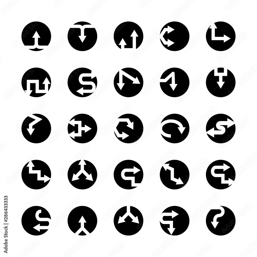 arrow icons in circle buttons set arrow icons in circle buttons set