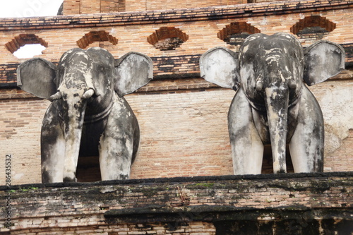 old temples in chiang mai  thailand