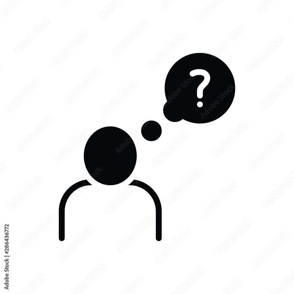 Black solid icon for rather Black solid icon for rather