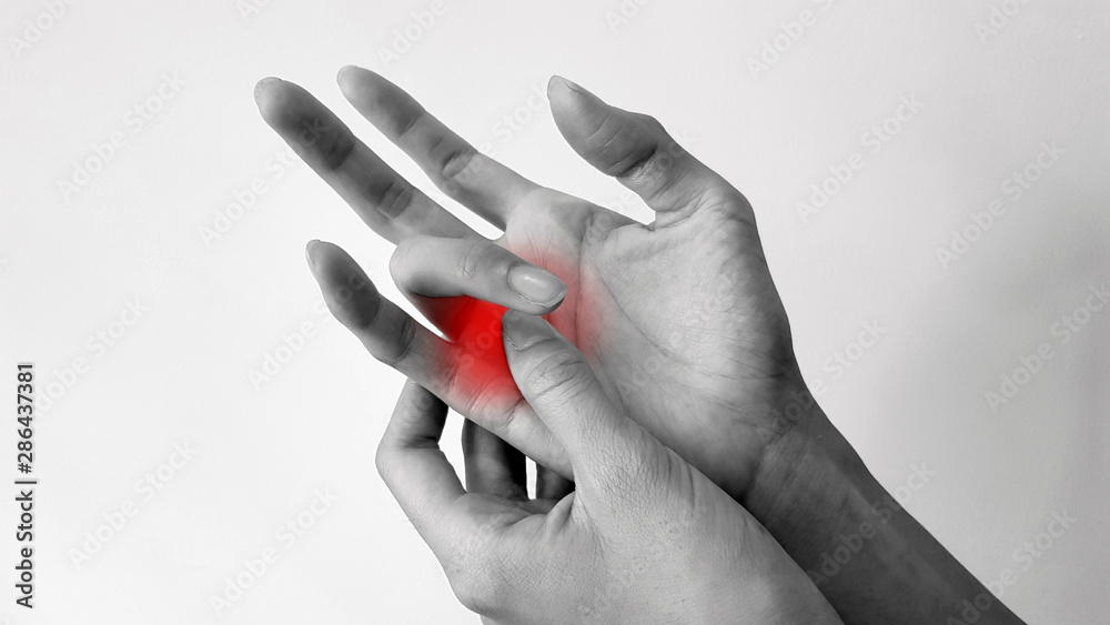 Trigger finger disease (locking finger or stenosing tenosynovitis