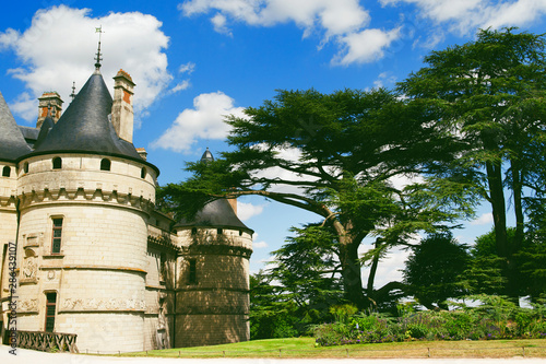 Chaumont on Loire castle in France. Chateaux of the Loire valley. photo