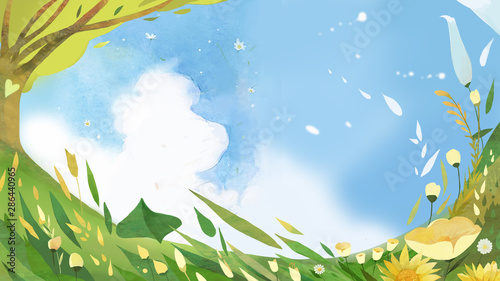 Spring Equinox, Spring, Spring, Spring Wind, Xiaomang, Flowers, Plants, Vitality, Nature, 24 Solar Terms, Solar Terms, Seasons, Climate, Phenology, Illustrations,