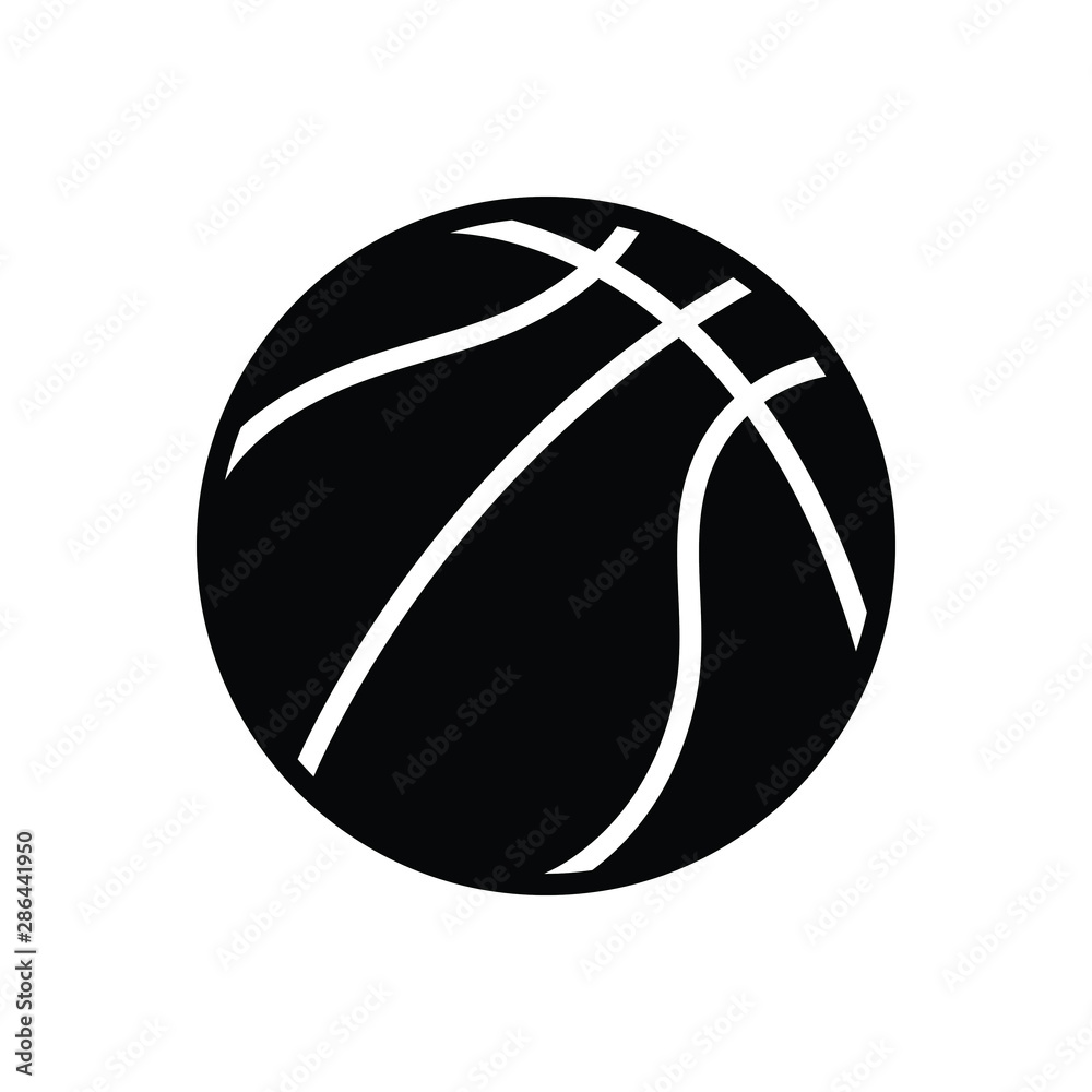 Black solid icon for ball roundish Black solid icon for ball roundish