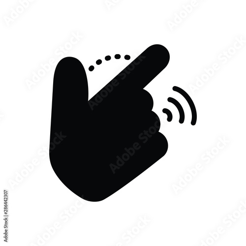 Black solid icon for easily like