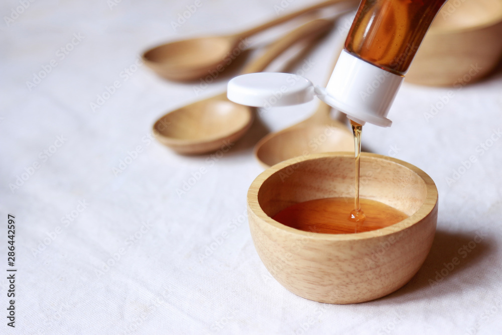 dropping honey for making drink dropping honey for making drink