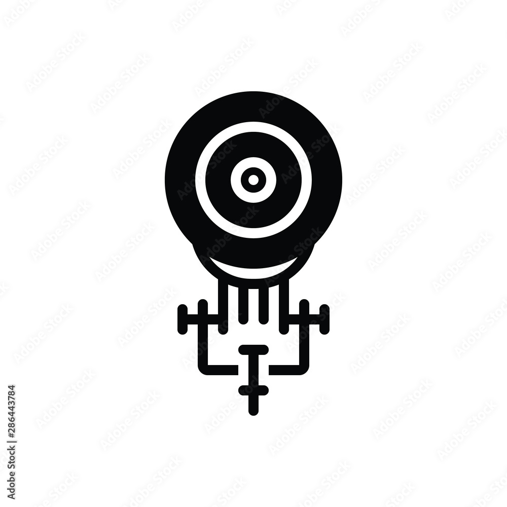 Black solid icon for off Road lights Black solid icon for off Road lights