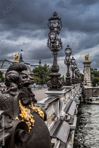 Views from the bateaux mouches in Paris, France