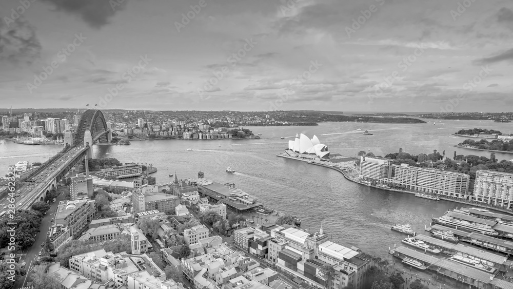 Downtown Sydney skyline in Australia Downtown Sydney skyline in Australia