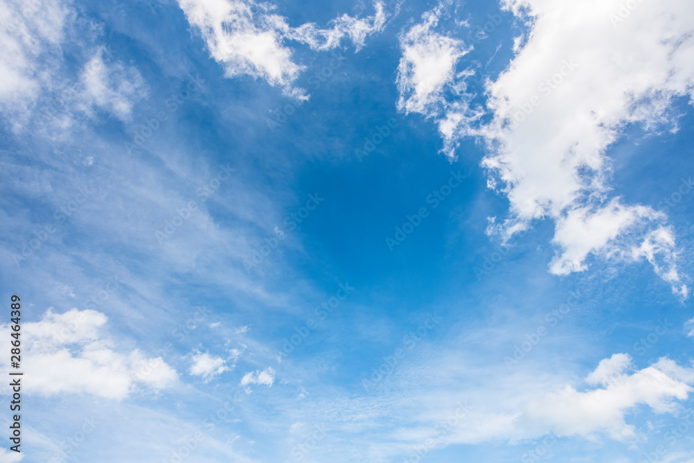 Fototapeta premium blue sky and white clouds.