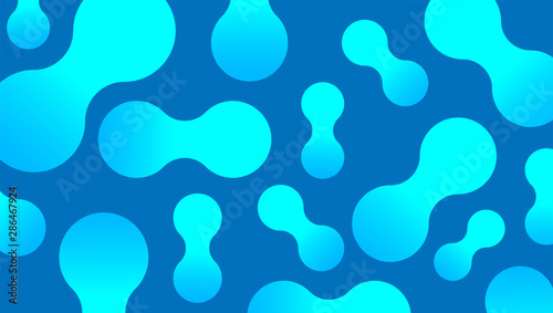 Colorful probiotics bacteria background. Biological concept abstract backdrop