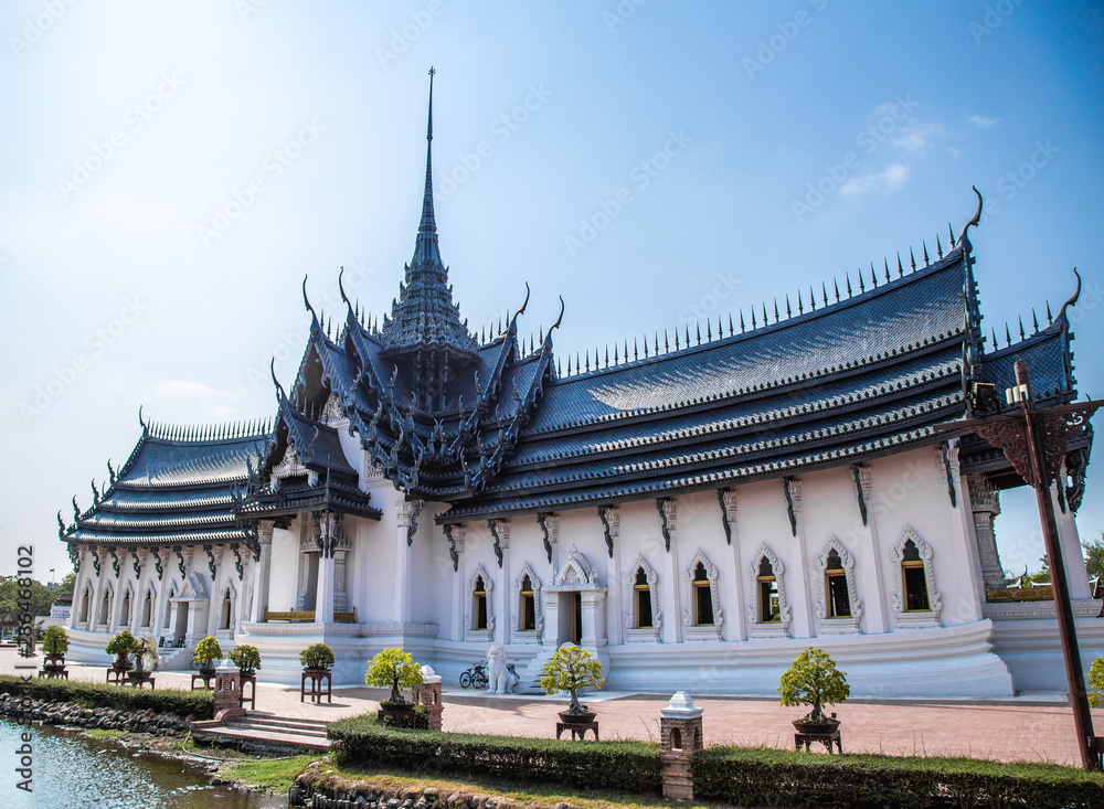 Temples in Ancient City Muang Boran in Bangkok Thailand Temples in Ancient City Muang Boran in Bangkok Thailand