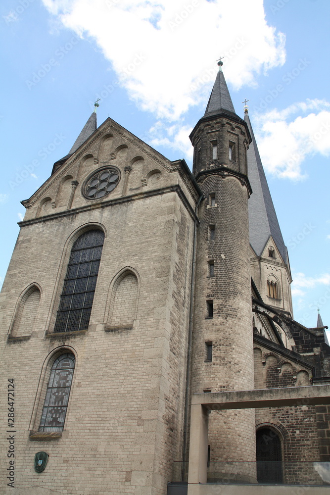 The Munster Basilica from the 13th century in the city of Bonn. Germany