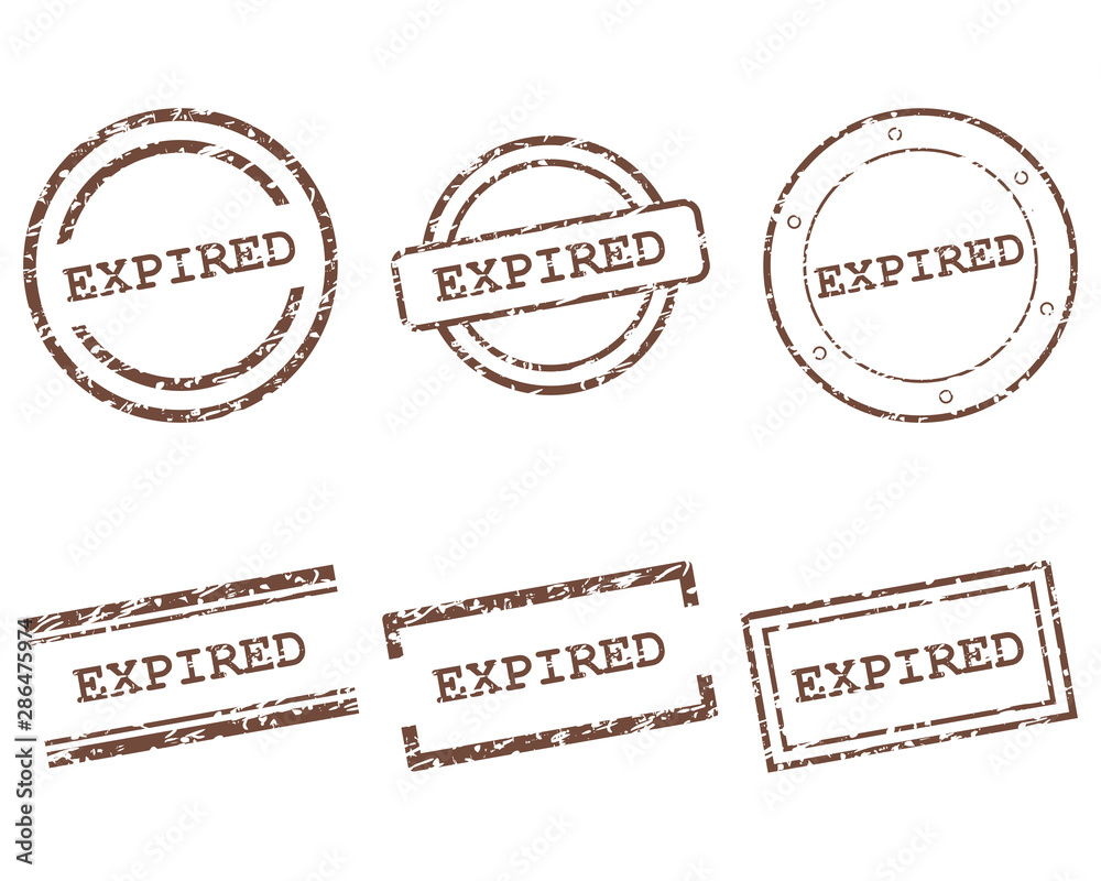Fototapeta premium Expired Stempel