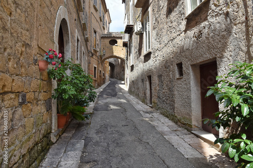 Tourist trip to the medieval town of Caiazzo in Italy