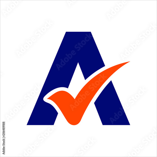 Check Mark Symbol. Agreement or Approve icon. Vector logo.