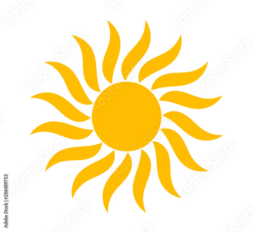 Sun symbolic icon.