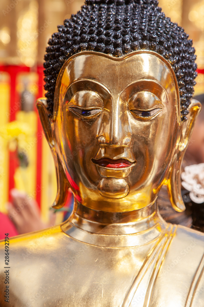 A statue of Buddha