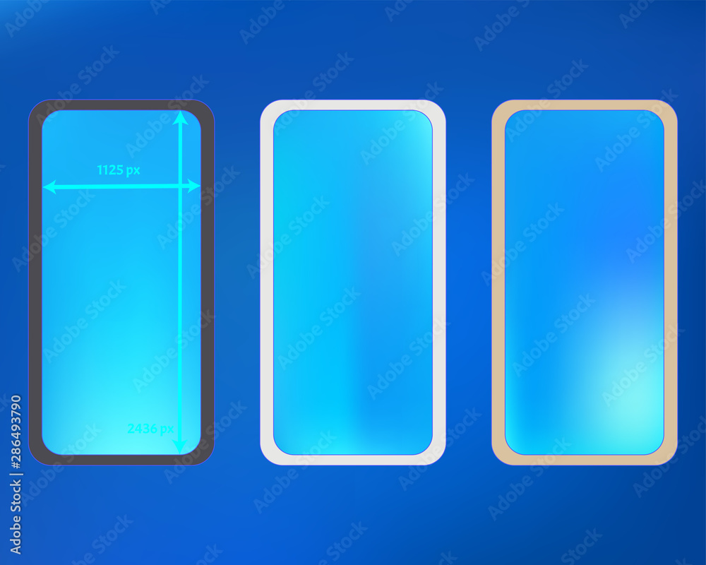 Mesh, azure colored phone backgrounds kit. Mesh, azure colored phone backgrounds kit.