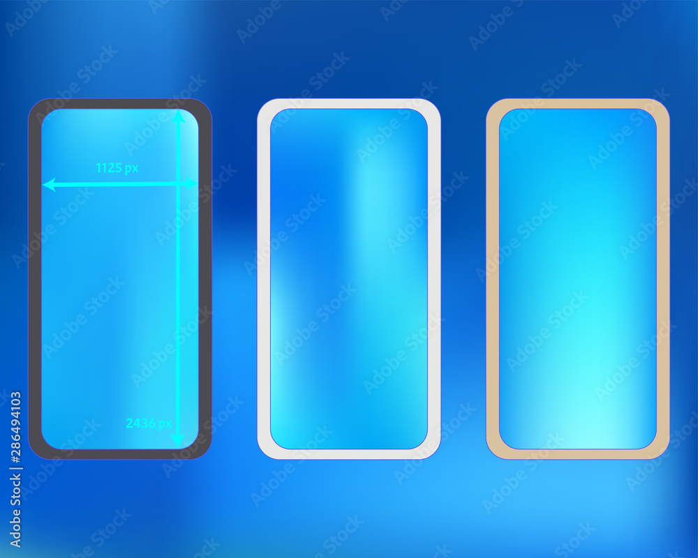 Mesh, azure colored phone backgrounds kit. Mesh, azure colored phone backgrounds kit.