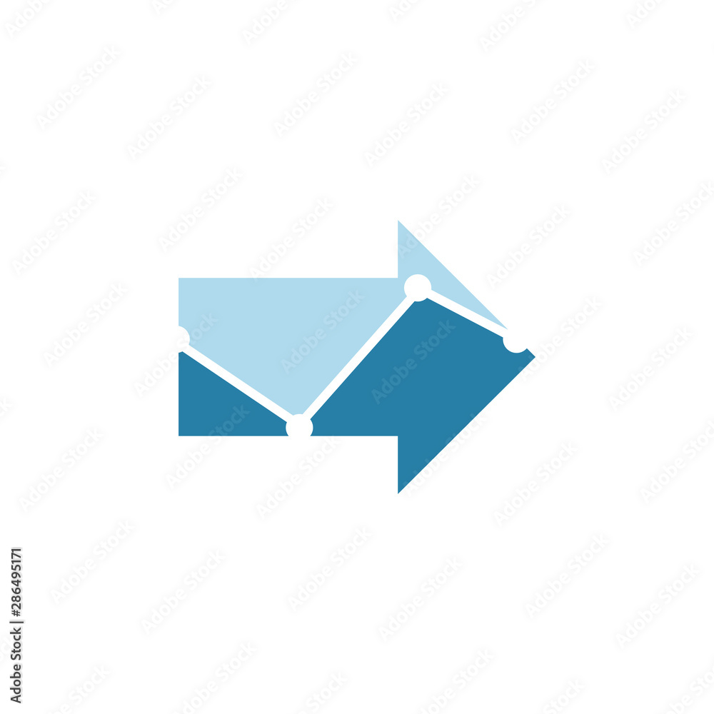 Business graphic design template vector isolated illustration