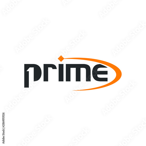 Prime Vector Logo. Number 1(one) Icon and Symbol. Eps 10.