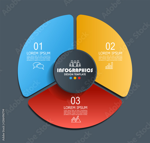 Infographic design template with place for your data. Vector illustration.