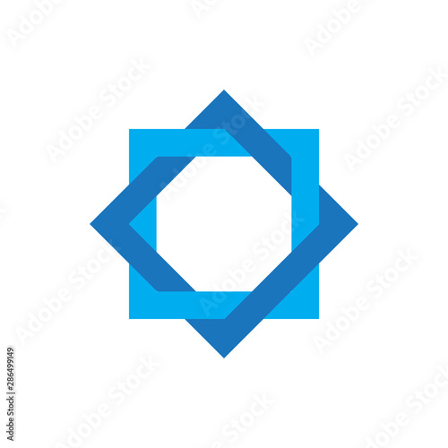 Star david graphic design template vector isolated illustration