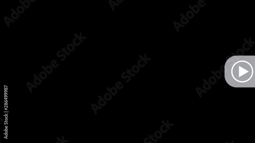 YouTube Subscribe, Active Notifications - Animation with Alpha Channel - vs2