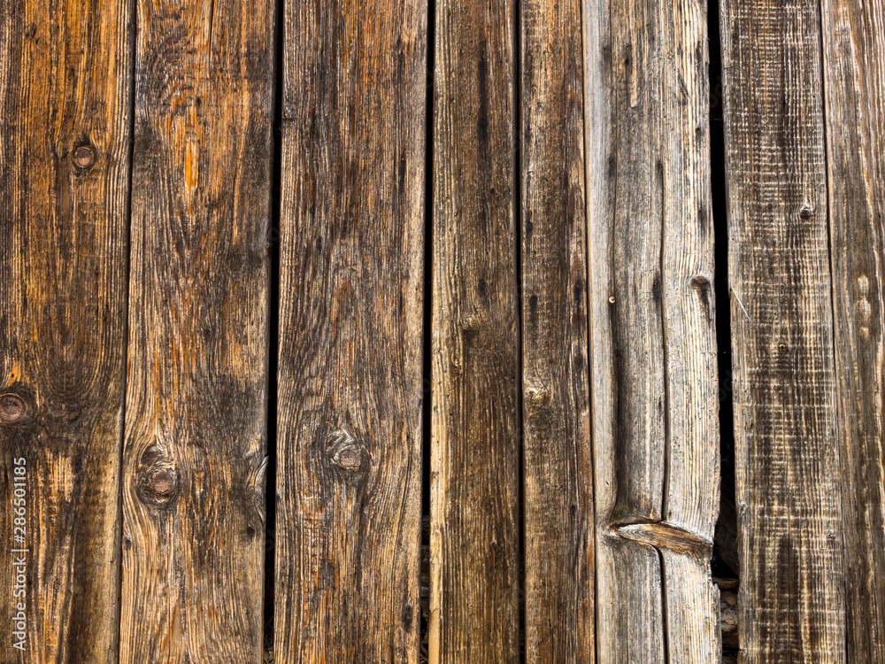 Obraz premium old wooden wall of a retro house in Bulgaria_2