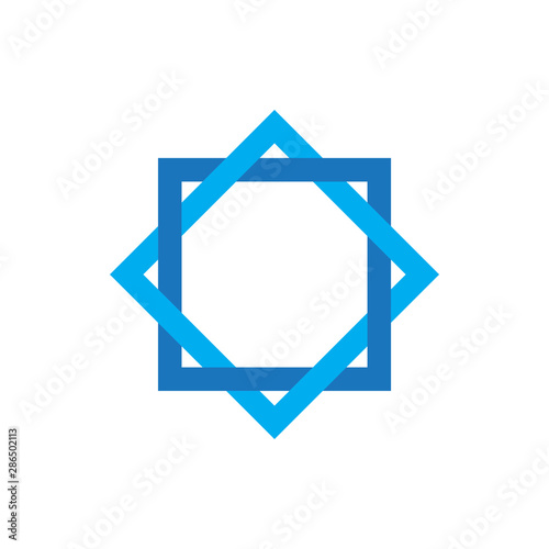 Star david graphic design template vector isolated illustration