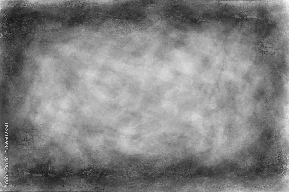 Obraz premium old gray wall / abstract vintage gray background, texture old concrete, plaster crack