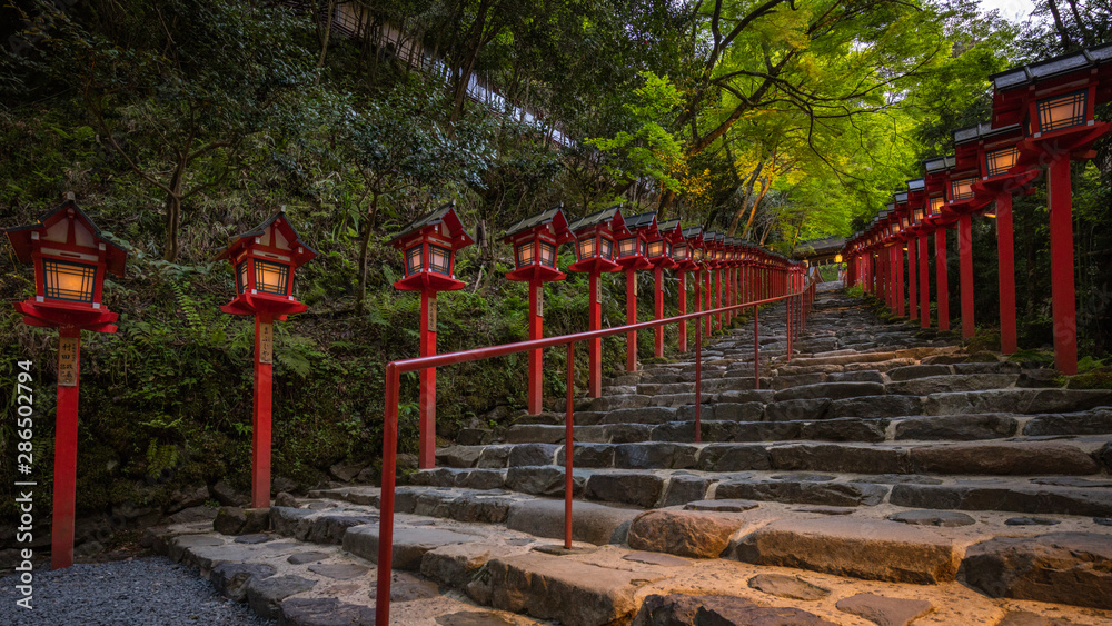 京都府 貴船神社 新緑