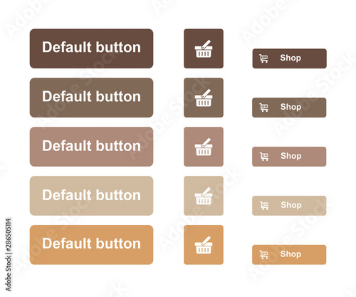 Web buttons - default - cart -store