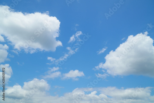 Clear blue sky with some cloud