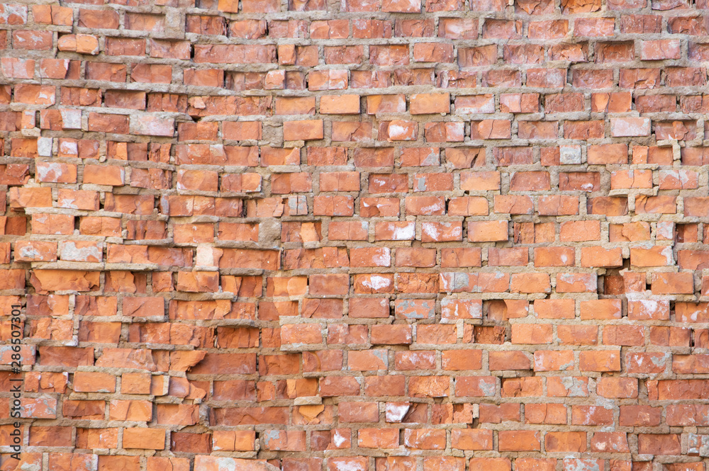 Naklejka premium Vieux mur de briques