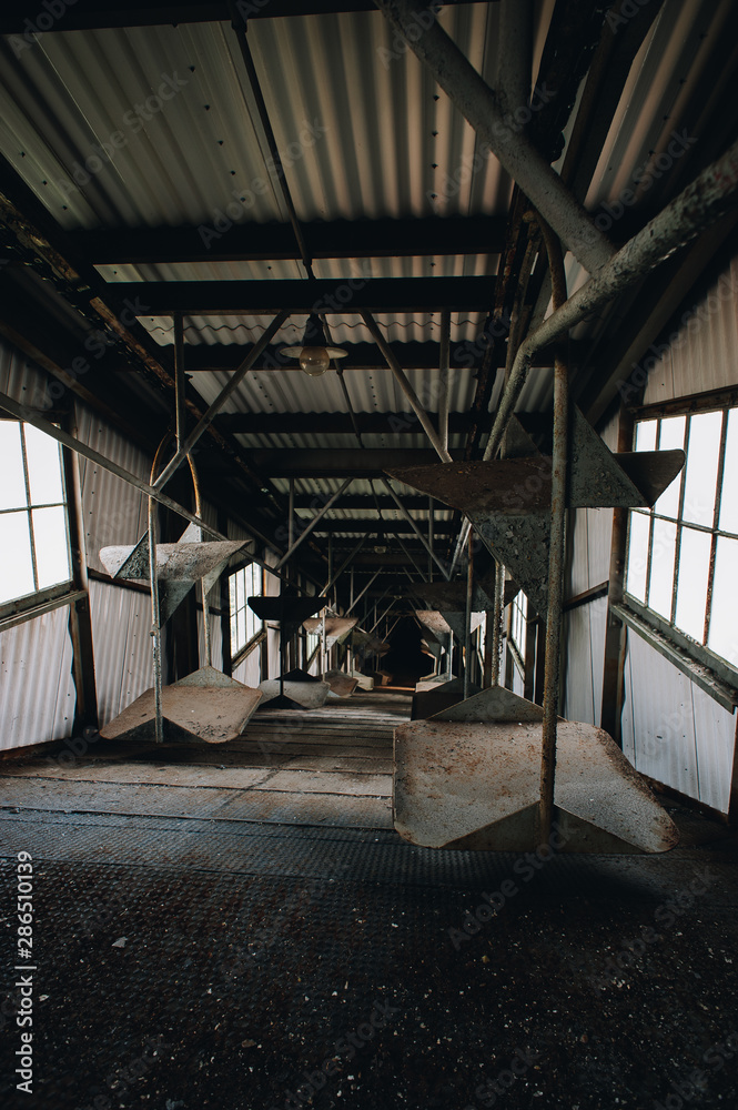 Derelict Industrial Conveyor - Abandoned Indiana Army Ammunition Plant - Charlestown, Indiana Derelict Industrial Conveyor - Abandoned Indiana Army Ammunition Plant - Charlestown, Indiana