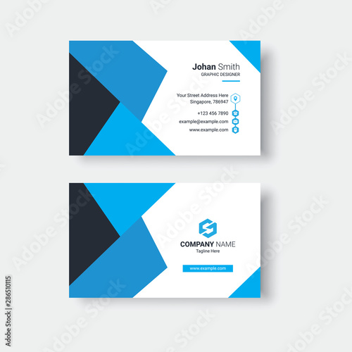 Modern Creative and Clean Business Card Template © Abirs Studio