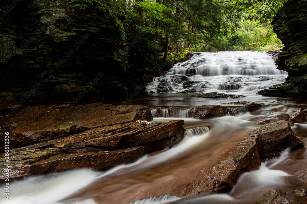 Fallbrook Falls - Scenic Waterfall - Pennsylvania