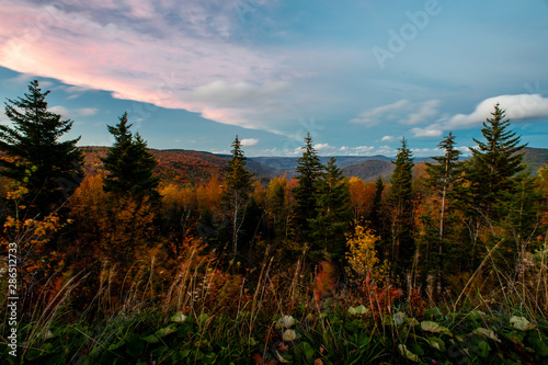 Scenic Autumn Splendor at Sunset - Appalachian Mountains - West Virginia