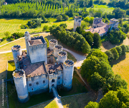 View of Chateau de Roquetaillade photo