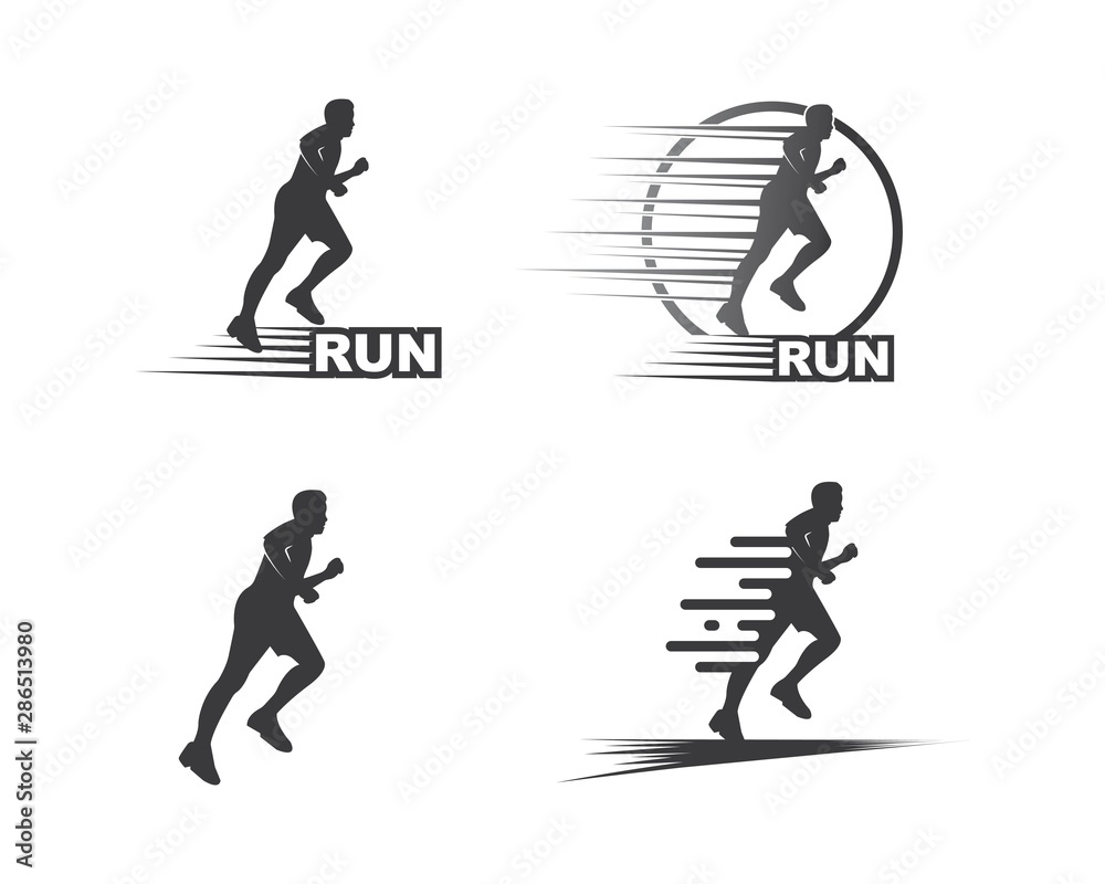 running man icon vector illustration design running man icon vector illustration design