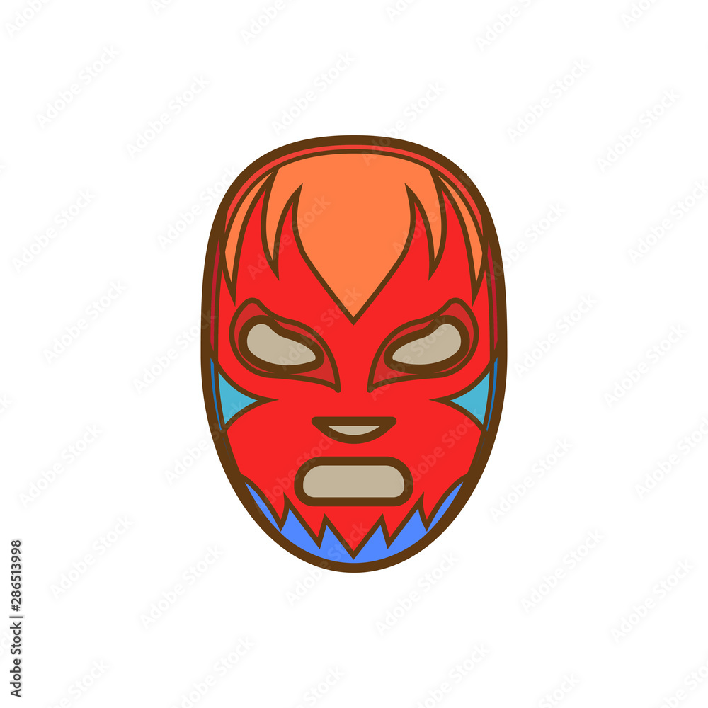mexican mask vector icon illustration mexican mask vector icon illustration