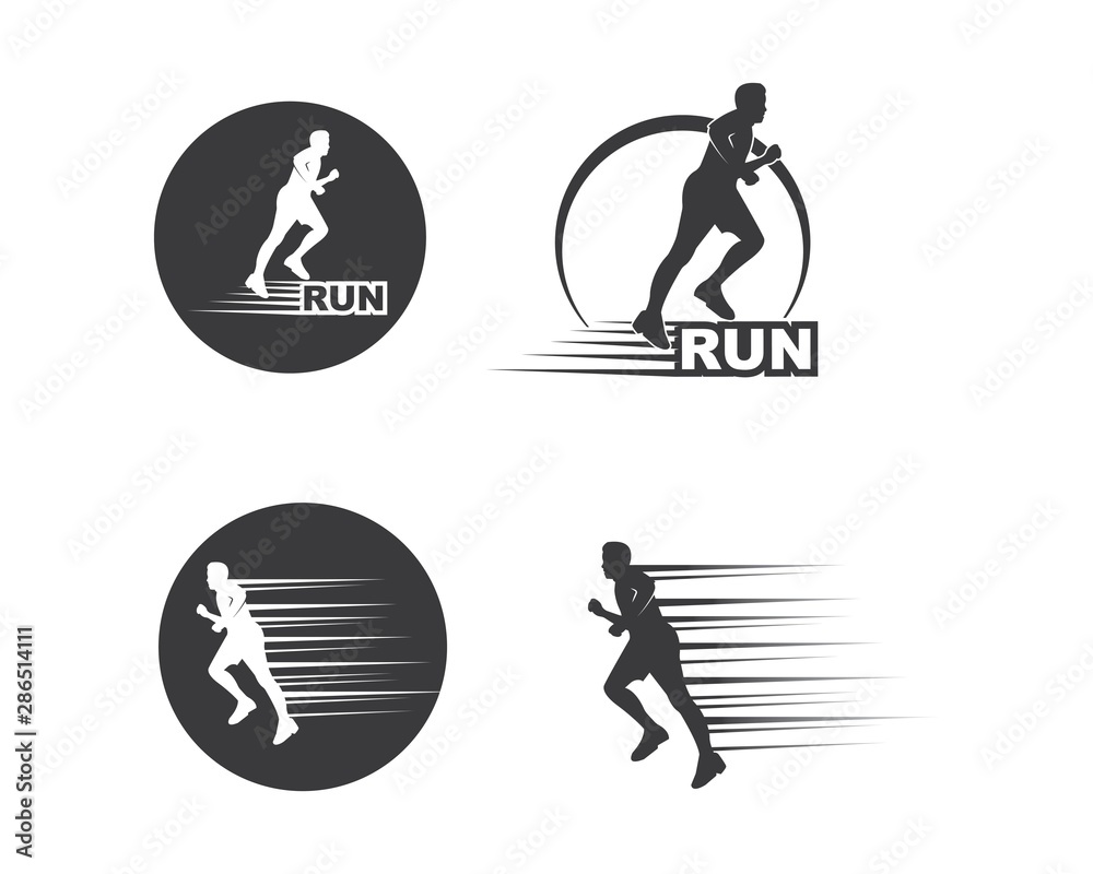 running man icon vector illustration design running man icon vector illustration design