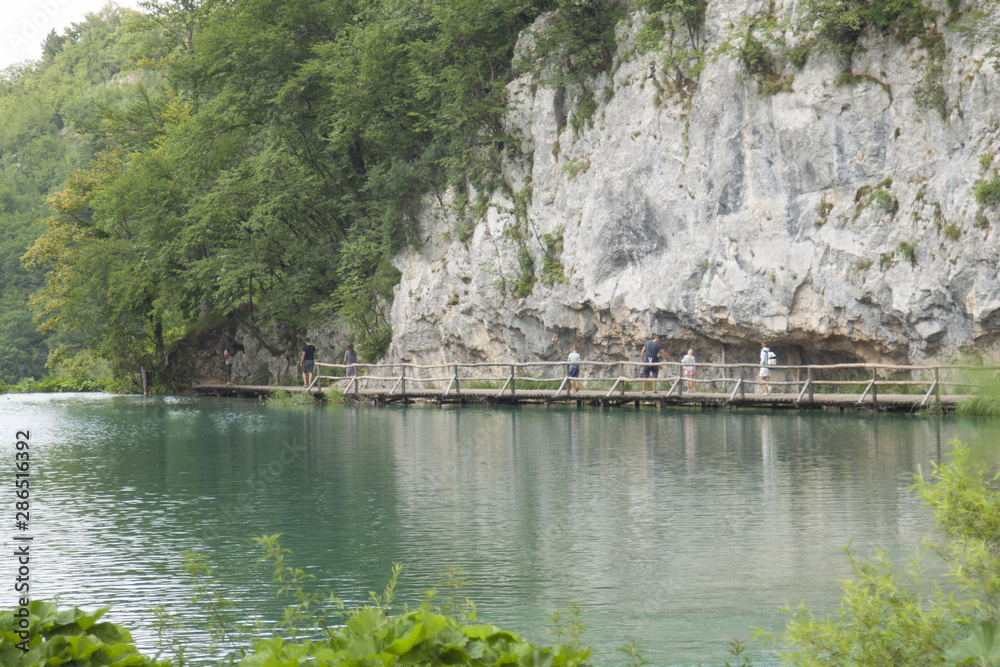 Fototapeta premium Laghi di Plitvice Croazia patrimonio mondiale dell'unesco