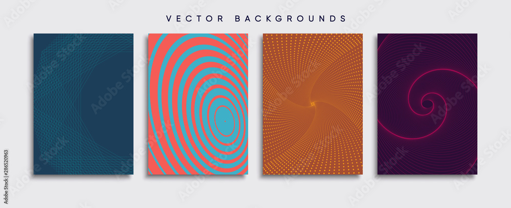 Obraz premium Minimal Vector cover designs. Future Poster template.