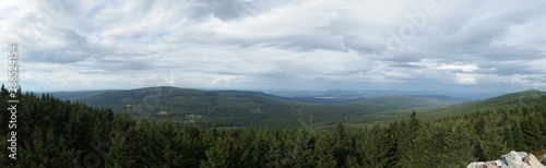 Panoramic views around the closed quartz mine "Stanisław" - Giant Mountains (Karkonosze), Jizera Mountains, Poland