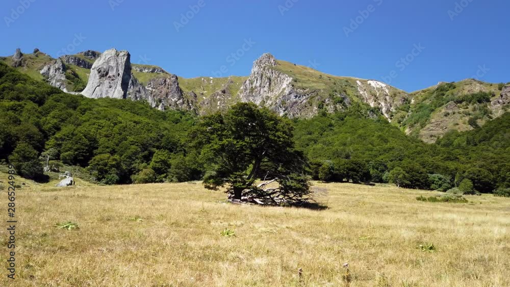 Vue depuis la vallée de Chaudefour