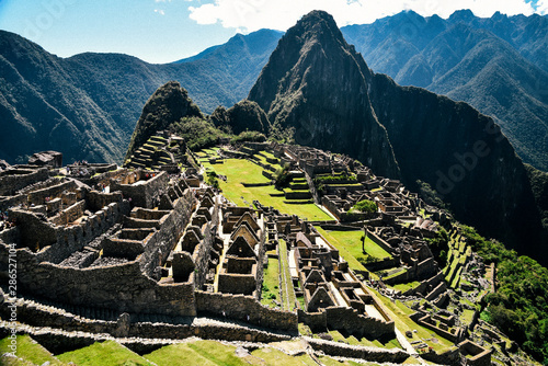 Machu Picchu UNESCO World Heritage Site in Peru 