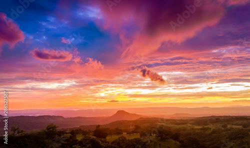 Sunset in Santa Rosa in Costa Rica © Alexey Stiop